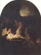 REMBRANDT Harmenszoon van Rijn, The Entombent of Christ